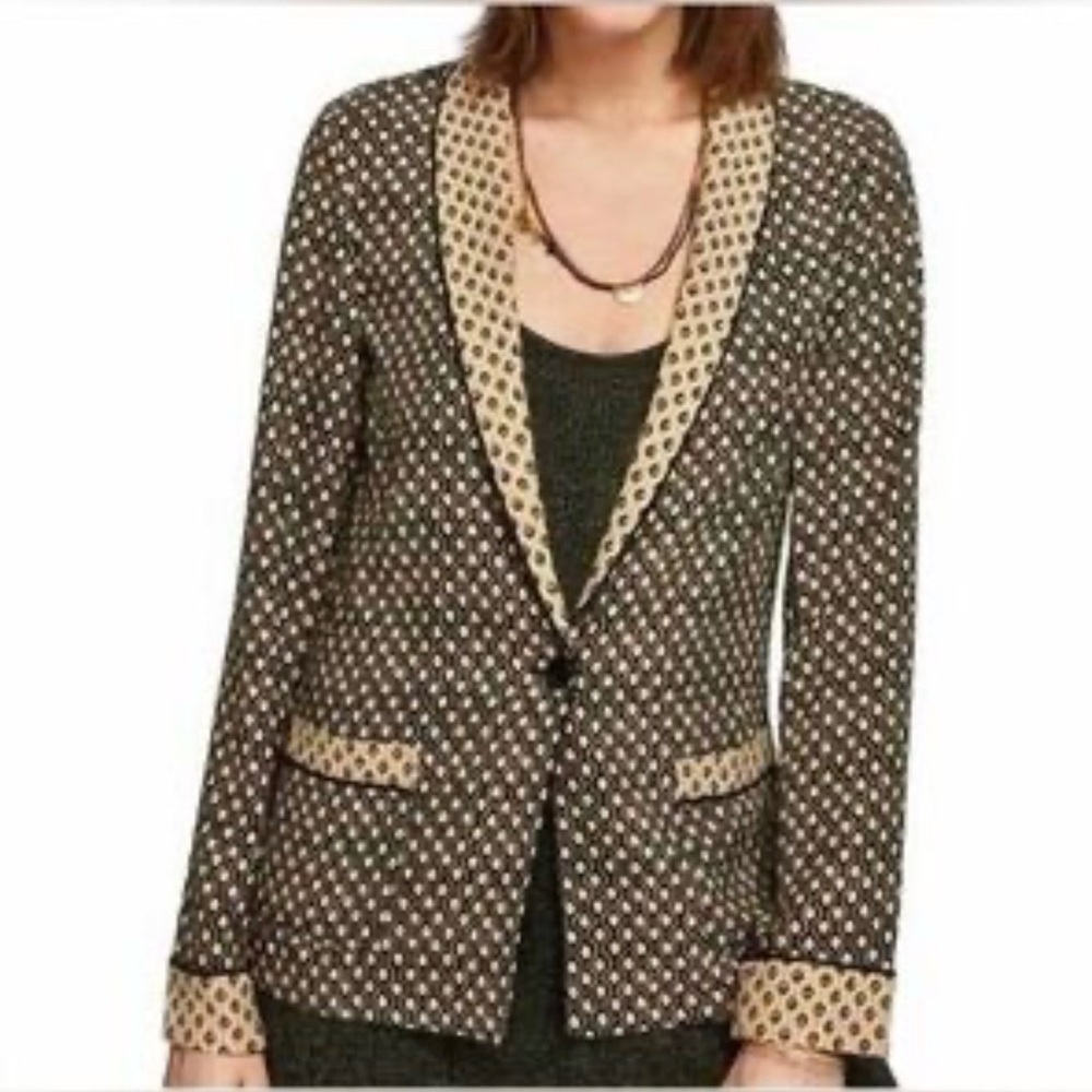 SCOTCH & SODA Absract Print Lightweight Blazer Jacket Size S NWOT